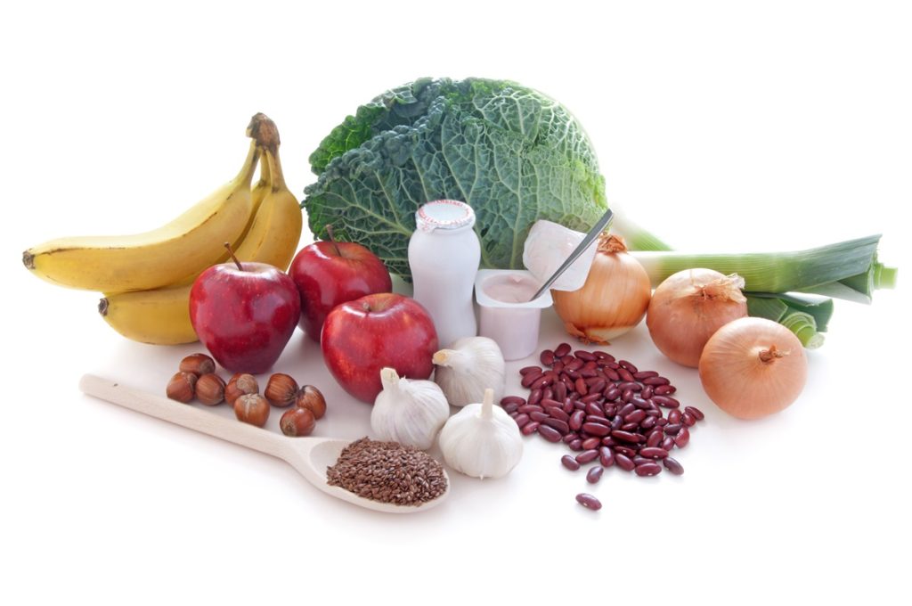 Hrana koja sadrži probiotike: banana, jabuke, pasulj, luk, beli luk, kesten, kelj
